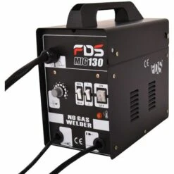 COSTWAY Ampere Schweissgeraet MIG 130 Schweissmaschine FLUX Schutzgas Elektrodenschweissgeraet Fuelldraht Schwarz -Elektroschweißen Verkäufe 2022 11320544 3