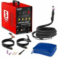 WIG Schweißgerät Wig DC Mma E Hand Hf Puls Schutzgas 250 A 60 % Ed Stamos -Elektroschweißen Verkäufe 2022 13460351 5