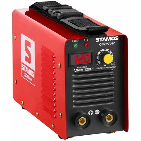 STAMOS Schweißgerät E Hand Elektroden Schweißgerät Mma Schweißgerät Igbt LED 120 A 2 STAMOS Schweißgerät E Hand Elektroden Schweißgerät Mma Schweißgerät Igbt LED 120 A – Bild 2