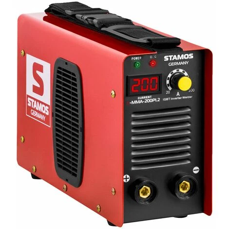 STAMOS Schweißgerät Elektroden Mobil E Hand Schweißgerät Mma LED Display Igbt 200A 2 STAMOS Schweißgerät Elektroden Mobil E Hand Schweißgerät Mma LED Display Igbt 200A – Bild 2