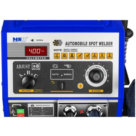 MSW Ausbeulspotter 4.200 W Karosserie Spotter Punktschweißgerät Dellenlifter 400 V 4 MSW Ausbeulspotter 4.200 W Karosserie Spotter Punktschweißgerät Dellenlifter 400 V – Bild 4