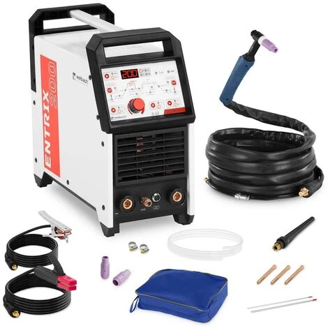 STAMOS Schweissgerät Alu 200A Digital E Hand Tig Mma Wig Ac Dc Puls Igbt Welbach 1 STAMOS Schweissgerät Alu 200A Digital E Hand Tig Mma Wig Ac Dc Puls Igbt Welbach