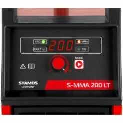 STAMOS Schweißgerät Elektroden E Hand Schweißgerät Mma Wig Liftarc Vrd Arc Force 200 A - Silbern -Elektroschweißen Verkäufe 2022 13466788 4