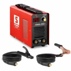 STAMOS Elektroden Schweißgerät IGBT Inverter MMA E-Hand 250 A Hot Start 230 V