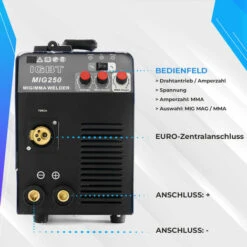 IPOTOOLS MIG-250AI Schutzgas Inverter Schweißgerät MIG MAG + E-Hand IGBT 250Amp 230V -Elektroschweißen Verkäufe 2022 15255092 3