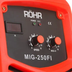 RÖHR Schweißgerät Inverter ROHR MIG-250FI MIG / MAG 240 V / 250 Ampere IGBT AC Gasflussdraht Tragbares Schweißgerät – 1 Jahr Garantie -Elektroschweißen Verkäufe 2022 16597159 3