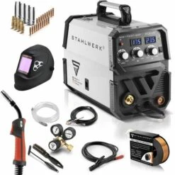 Elektroschweißen Verkäufe 2022 18 STAHLWERK MIG MAG 175 ST IGBT Vollausstattung MIG MAG Schutzgas 7 Jahre Garantie