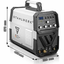 STAHLWERK DC WIG 200 Puls ST, Profi WIG Schweißgerät Mit MMA E-Hand, Durch Pulsfunktion Für Dünnblech Geeignet, Inklusive Fußpedal, 7 Jahre Garantie (kein ALU-Schweißen) -Elektroschweißen Verkäufe 2022 17319010 3