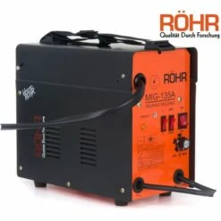 RÖHR Schweißgerät Inverter ROHR MIG-135A MIG / MAG 240 V / 135 Amp AC No Gas High Duty Schweißgerät – 1 Jahr Garantie