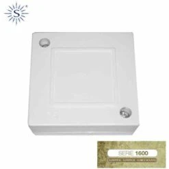 SOLERA Anschlussdose Weiß / Schnee