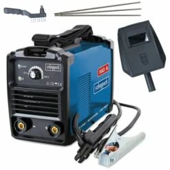 Scheppach 3IN1 Schweißgerät Inverter WSE1100 20-160 A Schweißschild Drahtbürste