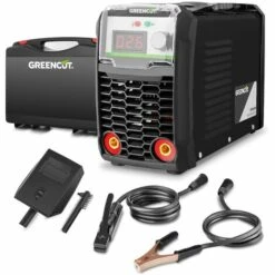 Inverterschweißgerät Gleichstrom, Leistung Zwischen 25A-300A, Spannung 230V, IGBT-Technologie, Elektrodensatz Zwischen 2mm-4mm - Greencut MMA300