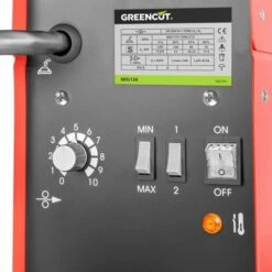 Schweißgerät, Kontinuierliches Drahtschweißen, Leistung Zwischen 35A-130A. Spannung 230V. Drahtdurchmesser 0,6mm-0,8mm - Greencut MIG130 -Elektroschweißen Verkäufe 2022 45807357 3