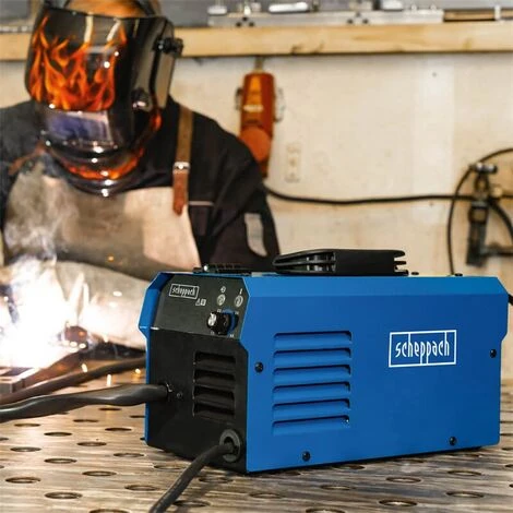 Scheppach WSE3500 Fülldraht Schweißgerät + 3 Spulen, Schweißschirm, Drahtbürste 2 Scheppach WSE3500 Fülldraht Schweißgerät + 3 Spulen, Schweißschirm, Drahtbürste – Bild 2