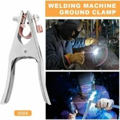 DEVENIRRICHE Masseklemme, Schweißklemme, 1 Schweißerdklemme, Aus Eisen + Messing, Stark Und Langlebig, Professionelles Schweißgerät, Für Die Meisten Schweißgeräte (300A) -Elektroschweißen Verkäufe 2022 50914295 5