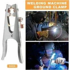 DEVENIRRICHE Masseklemme, Schweißklemme, 1 Schweißerdklemme, Aus Eisen + Messing, Stark Und Langlebig, Professionelles Schweißgerät, Für Die Meisten Schweißgeräte (800A) -Elektroschweißen Verkäufe 2022 50914296 5