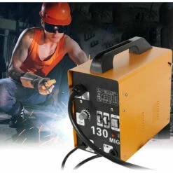 SENDERPICK MIG-130 Schweißgerät Elektroden Trafo-Schweißgerät Schweißgerät 0.9 Mm Schweißmaschine Thermoüberlastschutz Mit Lüfter -Elektroschweißen Verkäufe 2022 53417644 5