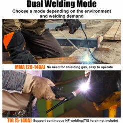 TOPSHAK Inverterschweißgerät 5,00 - 140,00 A, IGBT Inverter Schweißgerät Set Mit Zubehör -Elektroschweißen Verkäufe 2022 53918602 3