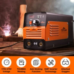 TOPSHAK Inverterschweißgerät 5,00 - 140,00 A, IGBT Inverter Schweißgerät Set Mit Zubehör -Elektroschweißen Verkäufe 2022 53918602 5