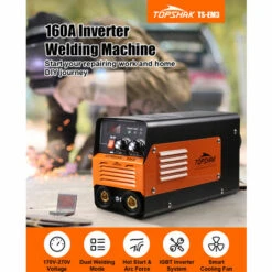 TOPSHAK TS-EM3 ST-160A E-Hand-WIG-Inverter-Schweißgerät -Elektroschweißen Verkäufe 2022 53918676 4
