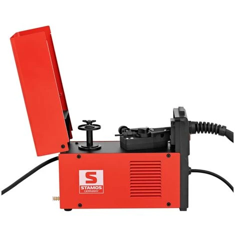 STAMOS Profi MIG MAG Schweißgerät Schutzgas Schweißmaschine FCAW 230 V 90 A Spule 100mm 2 STAMOS Profi MIG MAG Schweißgerät Schutzgas Schweißmaschine FCAW 230 V 90 A Spule 100mm – Bild 2
