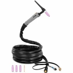 STAMOS WIG Brenner WIG Schlauchpaket Schweißbrenner WIG 2-Pin 4 M 8 L/min WIG Schweißen