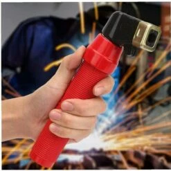 Betterlife Schweißklemmen Schwenkbarer Schweißelektrodenhalter 400 Amp Amerikanischer Stil Für ARC MMA-Schweißgerät Schweißer Rot Elektronisches Schweißen (1 Stück) -Elektroschweißen Verkäufe 2022 54098170 5