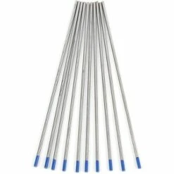 BEARSU 10 Stück 1,0/1,6/2,4 Mm Wolfram-Schweißelektroden, Lanthan-Elektrode, Blaue Spitze (2,4 X 150 Mm) -Elektroschweißen Verkäufe 2022 59194749 4