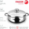 Silverinox-Edelstahl 18/10 Fagor-Pfanne ø24x5,5cm