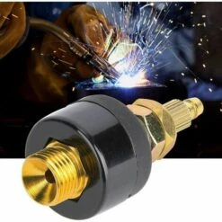 QERSTA Schweißbrenner Argon-Lichtbogenschweißgerät Gas-Elektro-Schnellkupplung Für Schweißbrenner 70 X 15 Mm (2 Stück) 9 QERSTA Schweißbrenner Argon-Lichtbogenschweißgerät Gas-Elektro-Schnellkupplung Für Schweißbrenner 70 X 15 Mm (2 Stück) -Elektroschweißen Verkäufe 2022 65991002 5