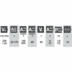 Telwin Elements MAXIMA 190 SYNERGIC Schutzgas Schweißgerät Zum MIG MAG Schweißen Mit 20-170A, 230 V, Set Inkl. Schlauchpaket Und Schweißgarnitur -Elektroschweißen Verkäufe 2022 7535351 4