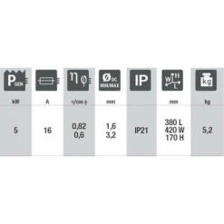 TELWIN Force 145 Elektrodenschweißgerät Inverter DC 10 - 130 A Im Set Mit Schweißhelm, Elektrodenhalter Und Masseanschlussgarnitur -Elektroschweißen Verkäufe 2022 7536261 4