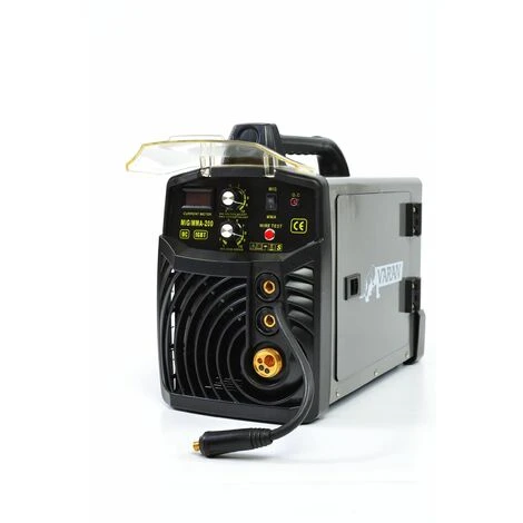 Varan Motors - Var-migmma200 MIG MMA 200A Inverter Tragbares Lichtbogenschweißgerät + Zubehör - Grau 2 Varan Motors - Var-migmma200 MIG MMA 200A Inverter Tragbares Lichtbogenschweißgerät + Zubehör - Grau – Bild 2